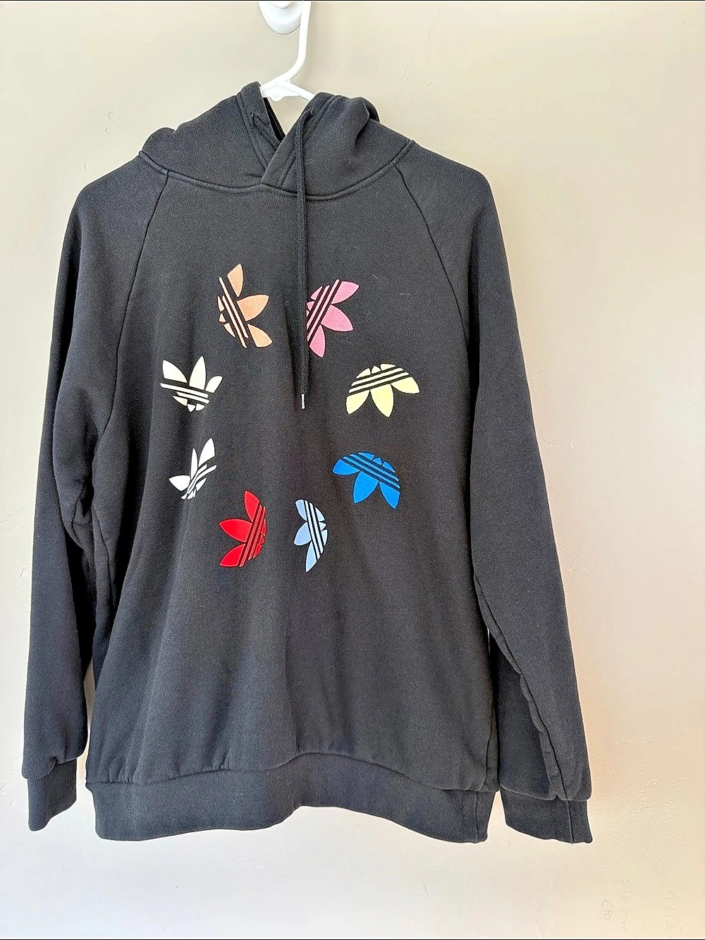 adidas Circle adidas Hoodie Circle Hoodie Graphic Pullover in Black